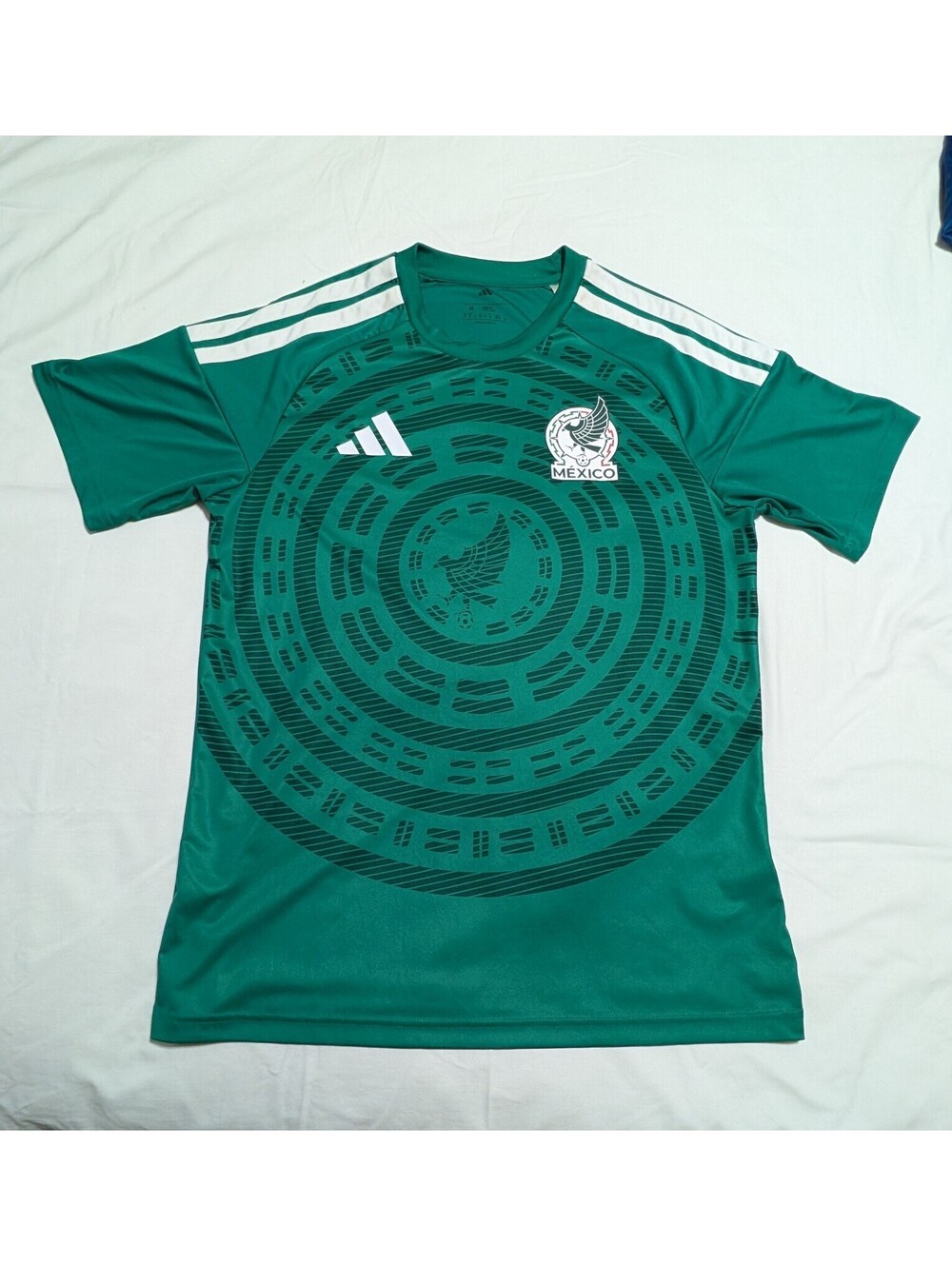 Adidas Mexico 2026 Home Fan Soccer Jersey Green Men's Size M KA4005 Slim Fit
